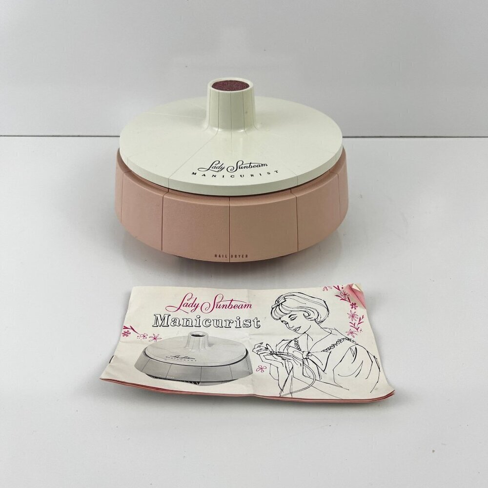 Vintage Lady Sunbeam Manicurist Pink Model MS-1 Complete Works